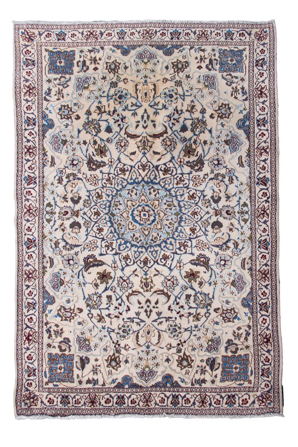Nain Persian Rug, 117 x 192 cm hand knotted vintage wool