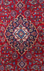 Kashan Persian Rug, 142 X 210 cm