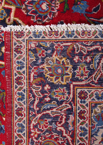 Kashan Persian Rug, 142 X 210 cm