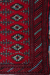 Turkmen Persian Rug, 90 x 140 cm