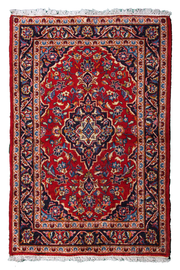 Kashan Persian Rug, 100 X 145 cm