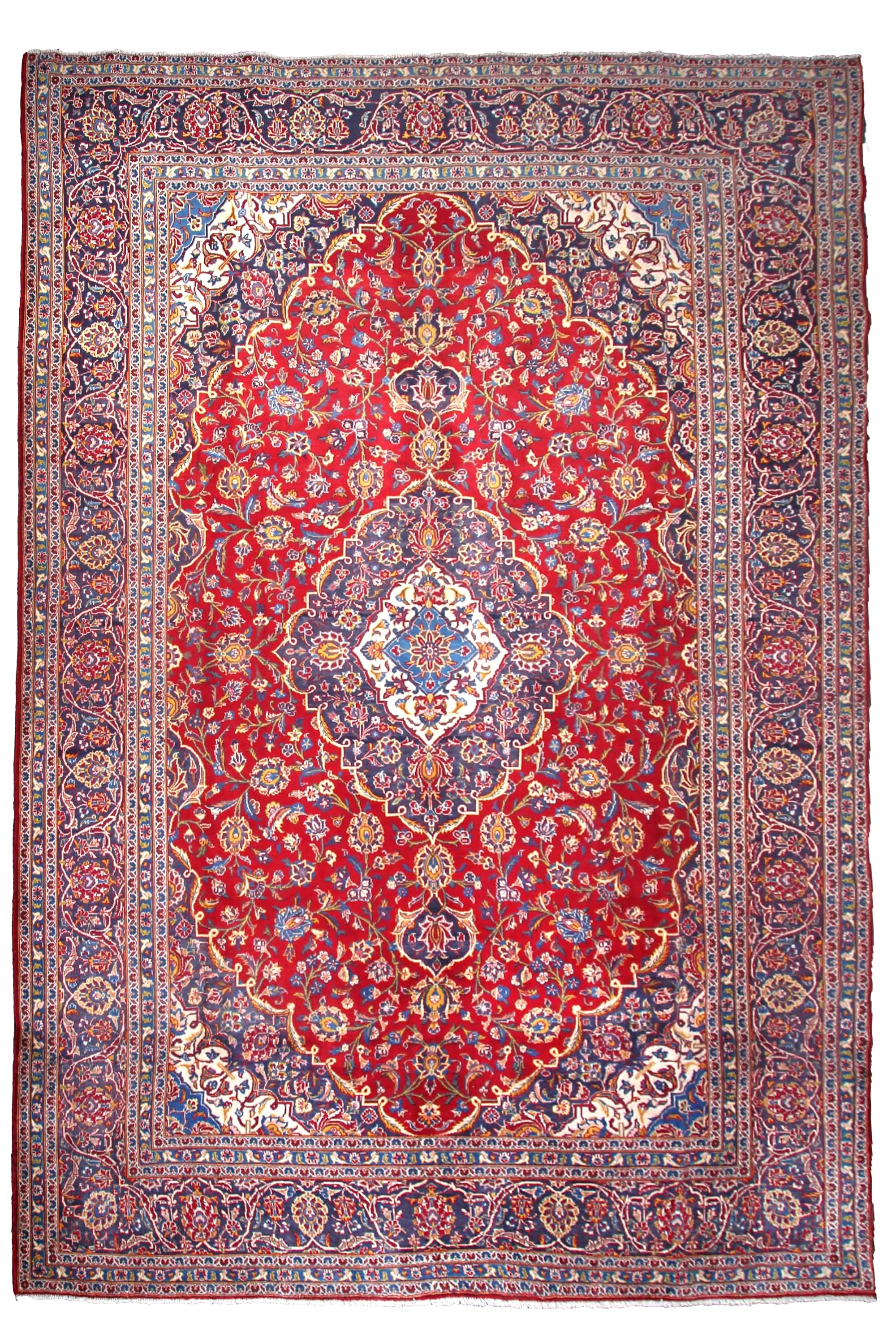 Kashan Persian Rug, 305 X 415 cm