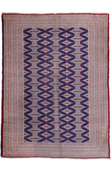 Turkmen Persian Rug, 136 x 186 cm
