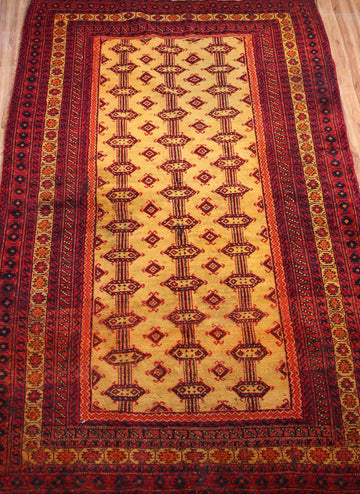 Turkmen Persian Rug, 132 x 225 cm