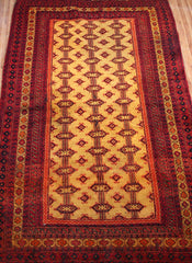 Turkmen Persian Rug, 132 x 225 cm