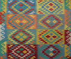 Elegant Tribal Chobi Kilim Runner, 83 x 394 cm (Clearance)