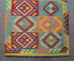 Elegant Tribal Chobi Kilim Runner, 83 x 394 cm (Clearance)