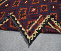 Elegant Tribal Maimana Kilim, 208 x 294 cm (Clearance)