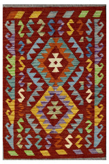 Hand-woven Afghan Kilim,  74 x 122 cm