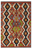 Hand-woven Afghan Kilim, 77 x 123 cm