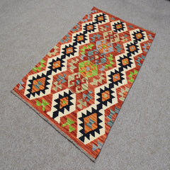 Hand-woven Afghan Kilim,  77 x 123 cm