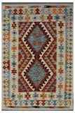 Hand-woven Afghan Kilim, 101 x 152 cm