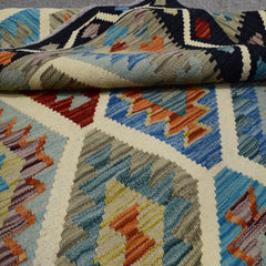 Hand-woven Afghan Kilim, 128 x 204 cm