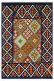 Hand-woven Afghan Kilim, 127 x 179 cm