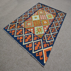Hand-woven Afghan Kilim, 127 x 179 cm