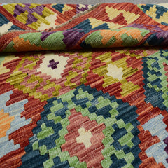 Hand-woven Afghan Kilim, 123  x 171 cm