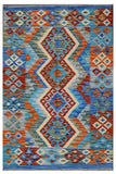 Hand-woven Afghan Kilim, 104 x 148 cm