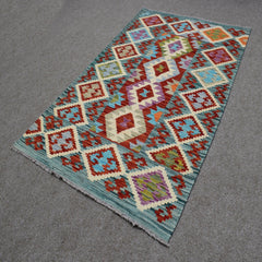 Hand-woven Afghan Kilim, 98  x 150 cm