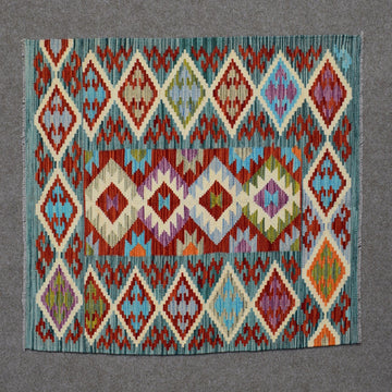 Hand-woven Afghan Kilim, 98  x 150 cm