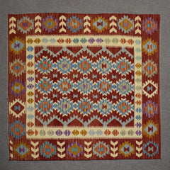 Hand-woven Afghan Kilim, 170 x 241 cm