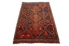 Shiraz Persian Rug, 137 x 228 cm