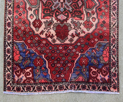 Hand Knotted Vintage Persian Shiraz Runner 102 x 300 cm