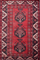 Hand Knotted Antique Persian Shiraz Rug, 116 x 188 cm