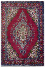 Hand Knotted Vintage Persian Shiraz Rug, 137 x 187 cm