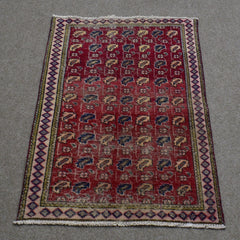 Hand Knotted Vintage Persian Shiraz Rug, 90 x 134 cm