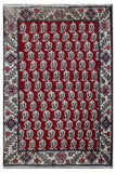 Hand Knotted Vintage Persian Shiraz Rug, 129 x 168 cm