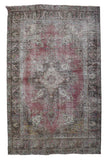 DISTRESSED Vintage Persian Rug, 203 x 283 cm