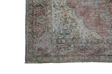 DISTRESSED Vintage Persian Rug, 198 x 288 cm