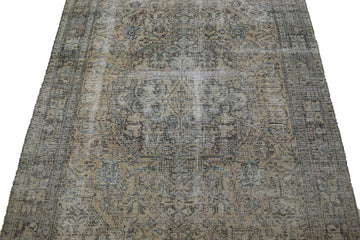 DISTRESSED Vintage Persian Rug, 190 x 266 cm