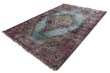 DISTRESSED Vintage Persian Rug, 203 x 292 cm