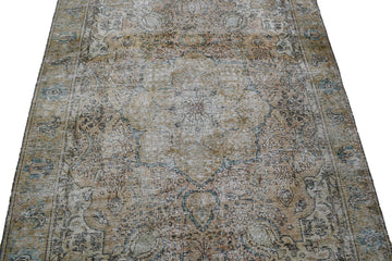 DISTRESSED Vintage Persian Rug, 195 x 282 cm