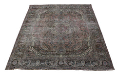 DISTRESSED Vintage Persian Rug, 197 x 280 cm