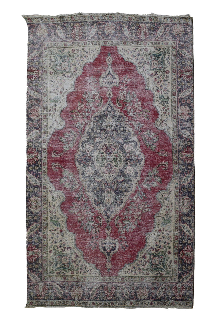 DISTRESSED Vintage Persian Rug, 181 x 285 cm