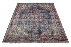 DISTRESSED Vintage Persian Rug, 195 x 288 cm