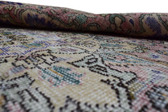DISTRESSED Vintage Persian Rug, 194 x 268 cm