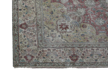 DISTRESSED Vintage Persian Rug, 240 x 336 cm