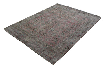 DISTRESSED Vintage Persian Rug, 217 x 277 cm