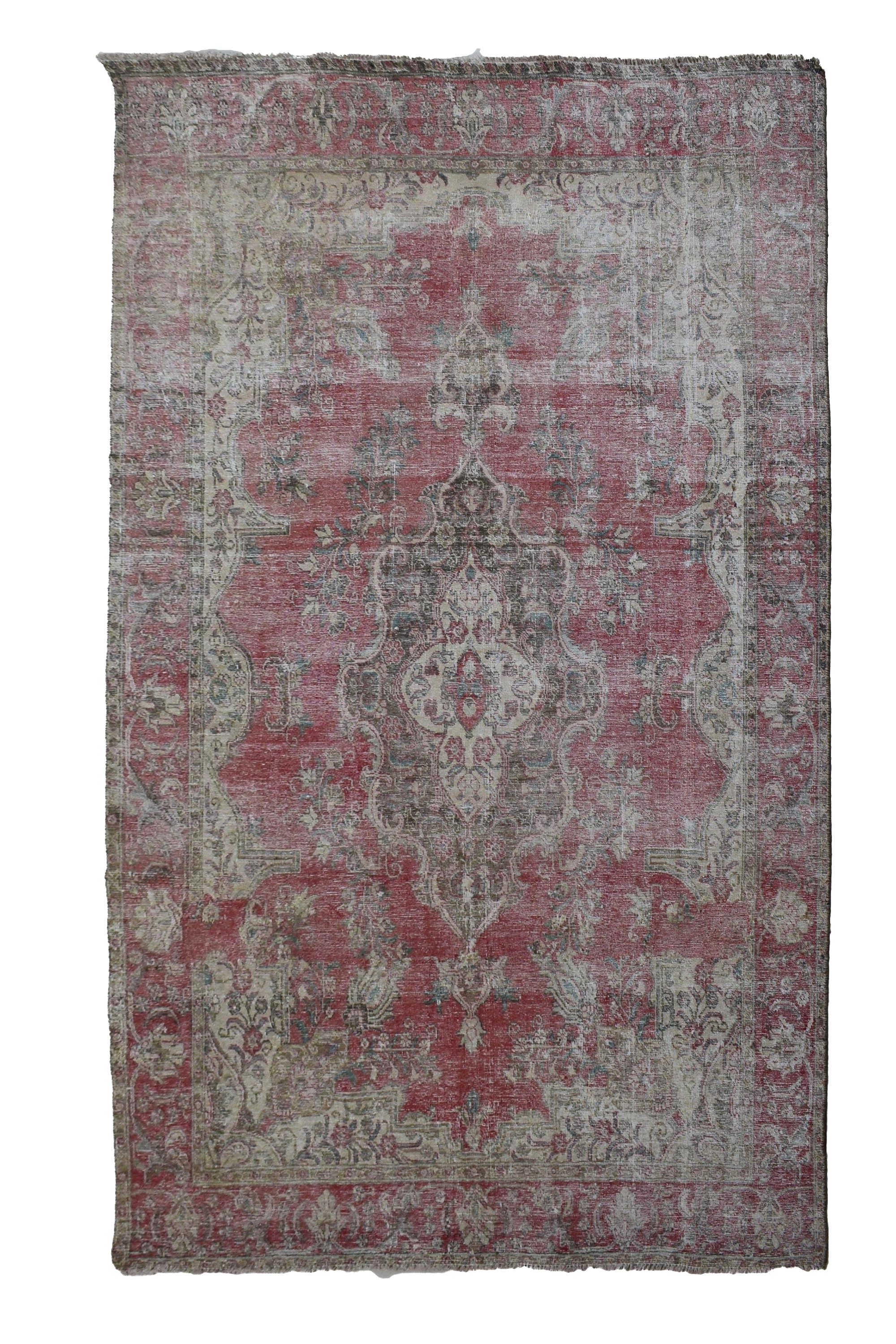 DISTRESSED Vintage Persian Rug, 223 x 300 cm