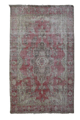DISTRESSED Vintage Persian Rug, 223 x 300 cm
