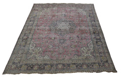 DISTRESSED Vintage Persian Rug, 234 x 327 cm