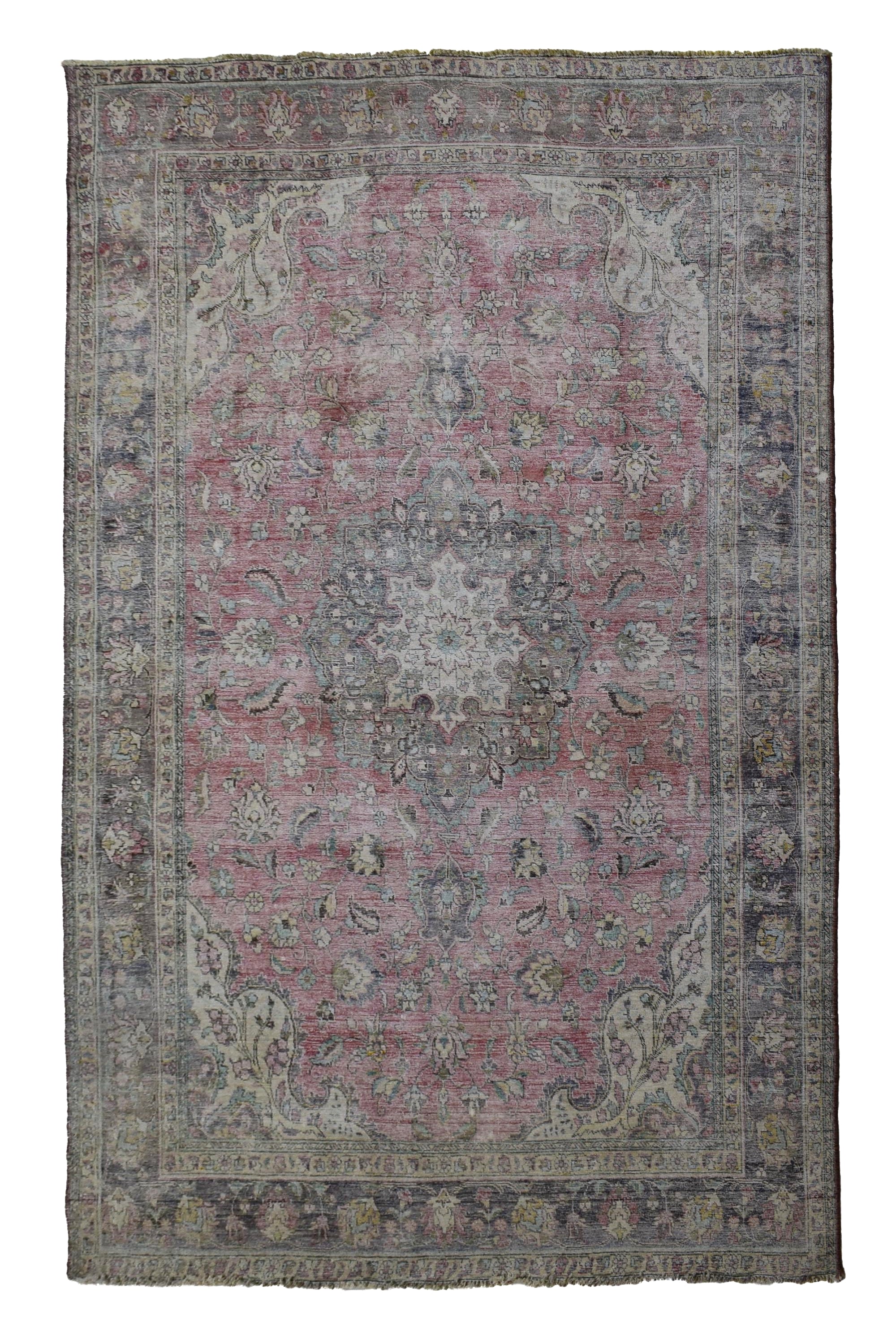 DISTRESSED Vintage Persian Rug, 234 x 327 cm