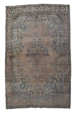DISTRESSED Vintage Persian Rug, 250 x 315 cm