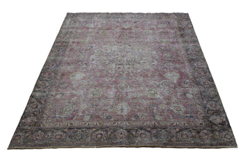 DISTRESSED Vintage Persian Rug, 231 x 327 cm