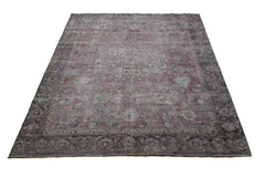 DISTRESSED Vintage Persian Rug, 231 x 327 cm
