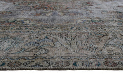 DISTRESSED Vintage Persian Rug, 240 x 317 cm