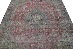 DISTRESSED Vintage Persian Rug, 237 x 303 cm